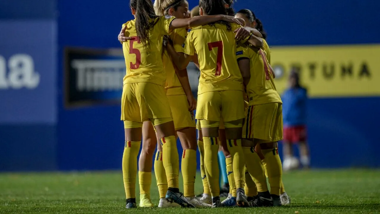 Echipa feminină de fotbal a României, în grupă cu Cipru și Moldova în preliminariile Cupei Mondiale