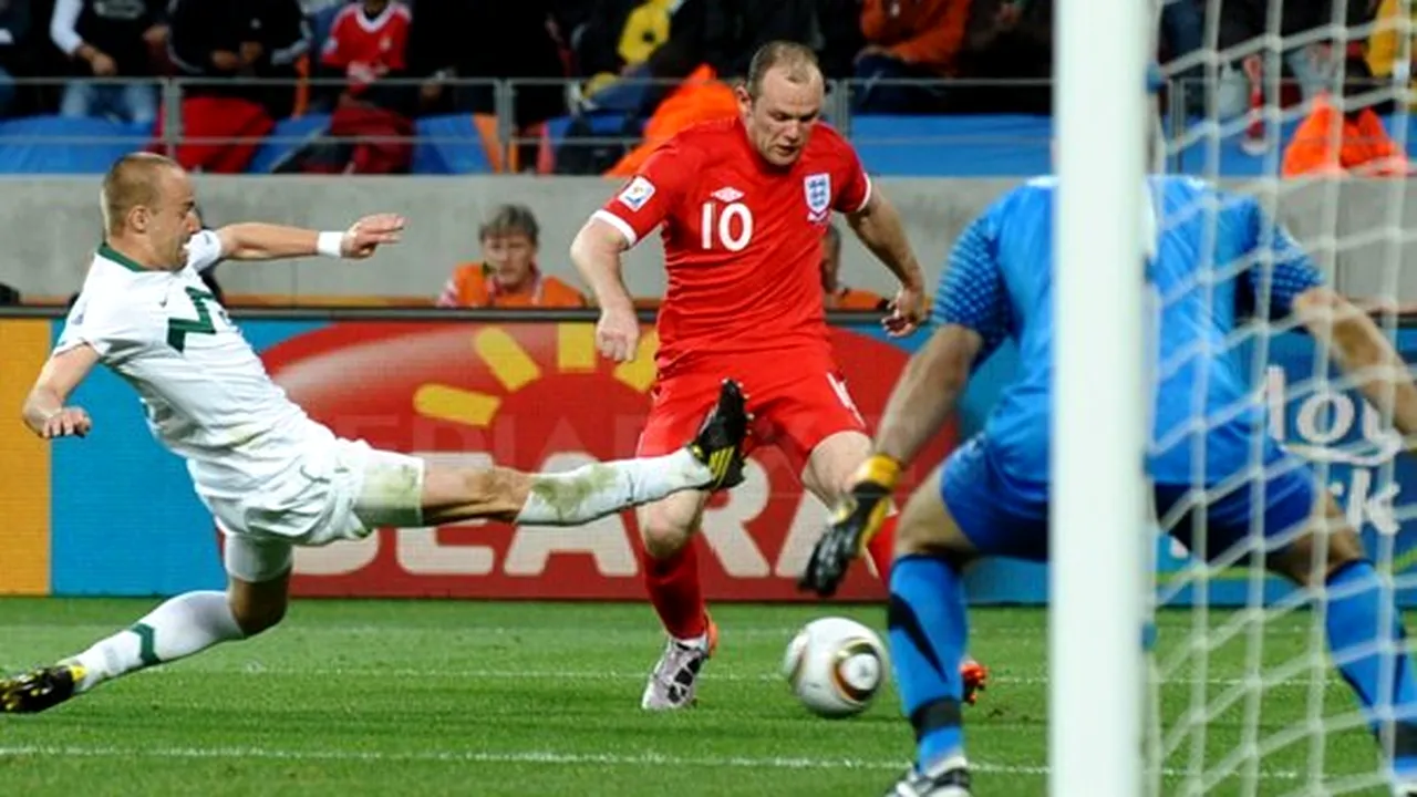 Slovenia - Anglia, scor 0-1, în ultima etapă a grupei C de la CM-2010