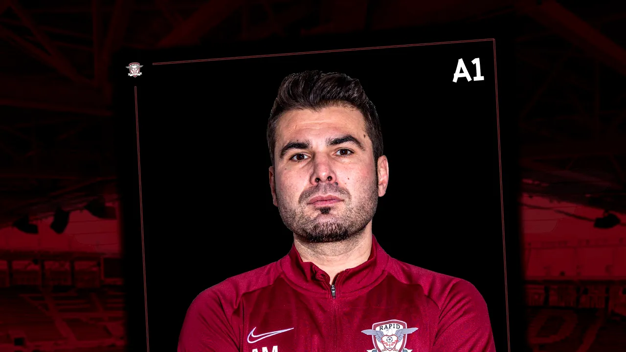 Adrian Mutu, antrenor la Rapid. Giuleştenii l-au demis pe tehnicianul care i-a promovat