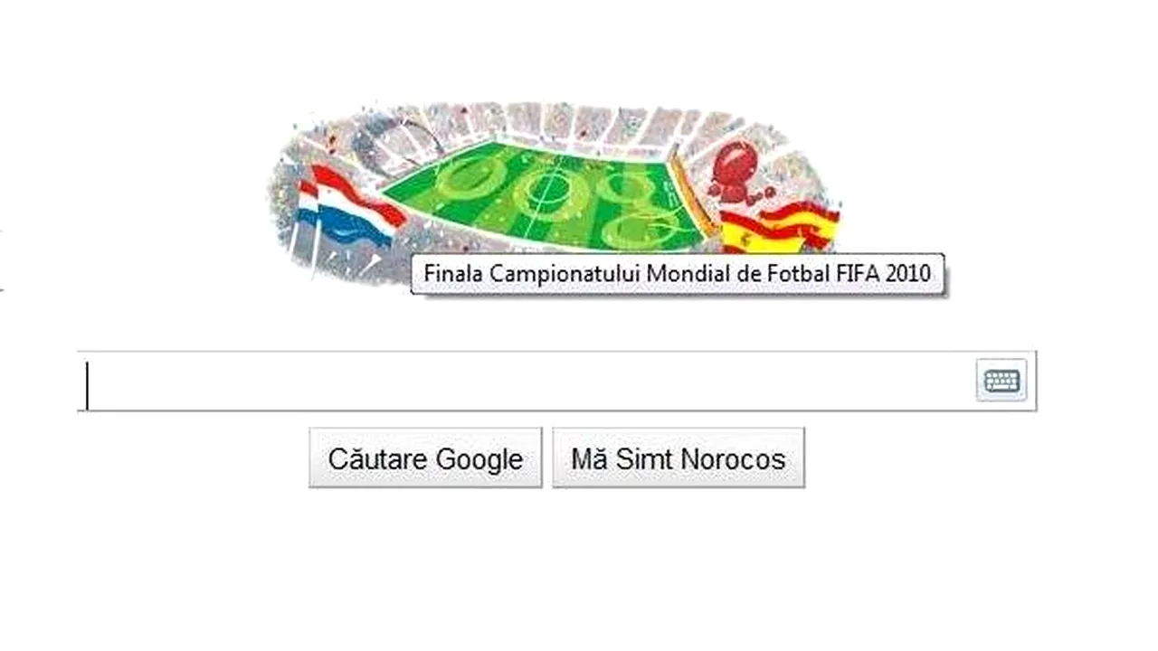 Google şi-a modificat logoul pentru a celebra Finala Cupei Mondiale