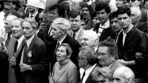 28 ianuarie 1990 – Prima manifestaţie de amploare a partidelor istorice