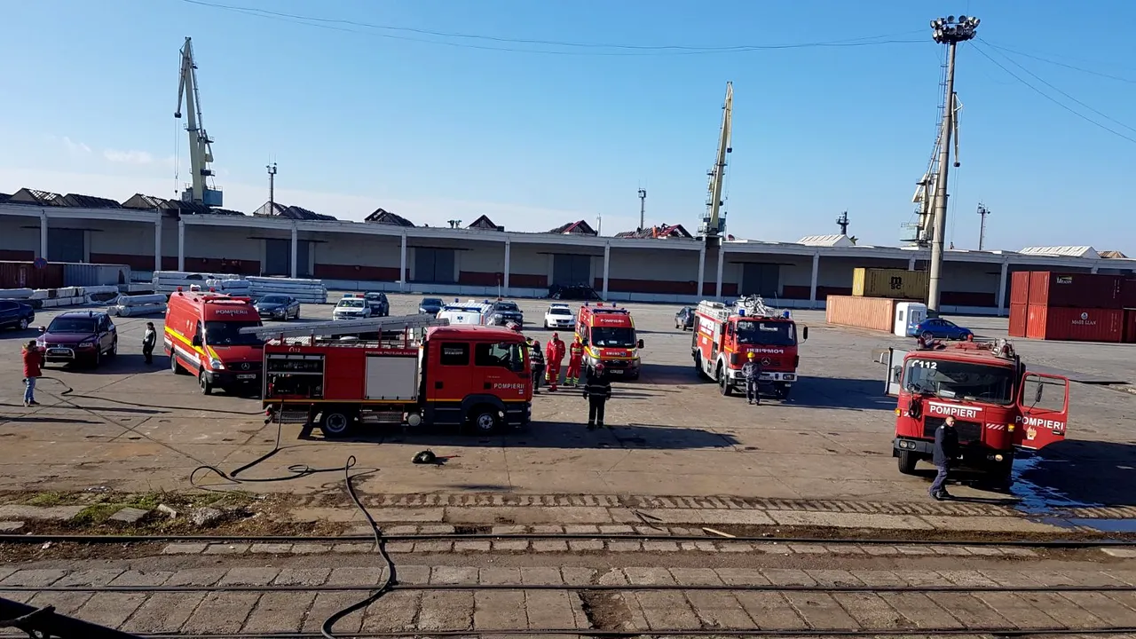 Cei şase algerieni care au provocat un incendiu la bordul unei nave din Constanţa au reuşit să fugă