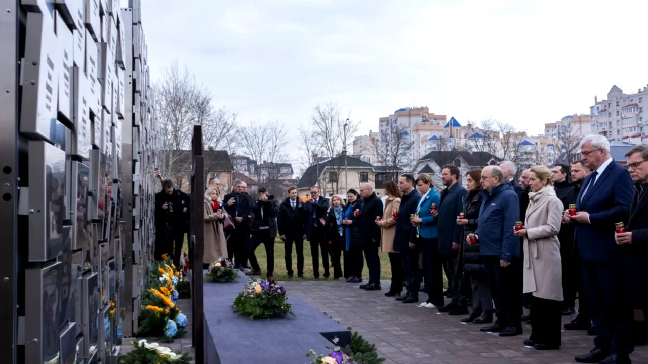Miniștri ai UE la Bucha, la patru ani de la masacrul care a marcat invazia Rusiei în Ucraina
