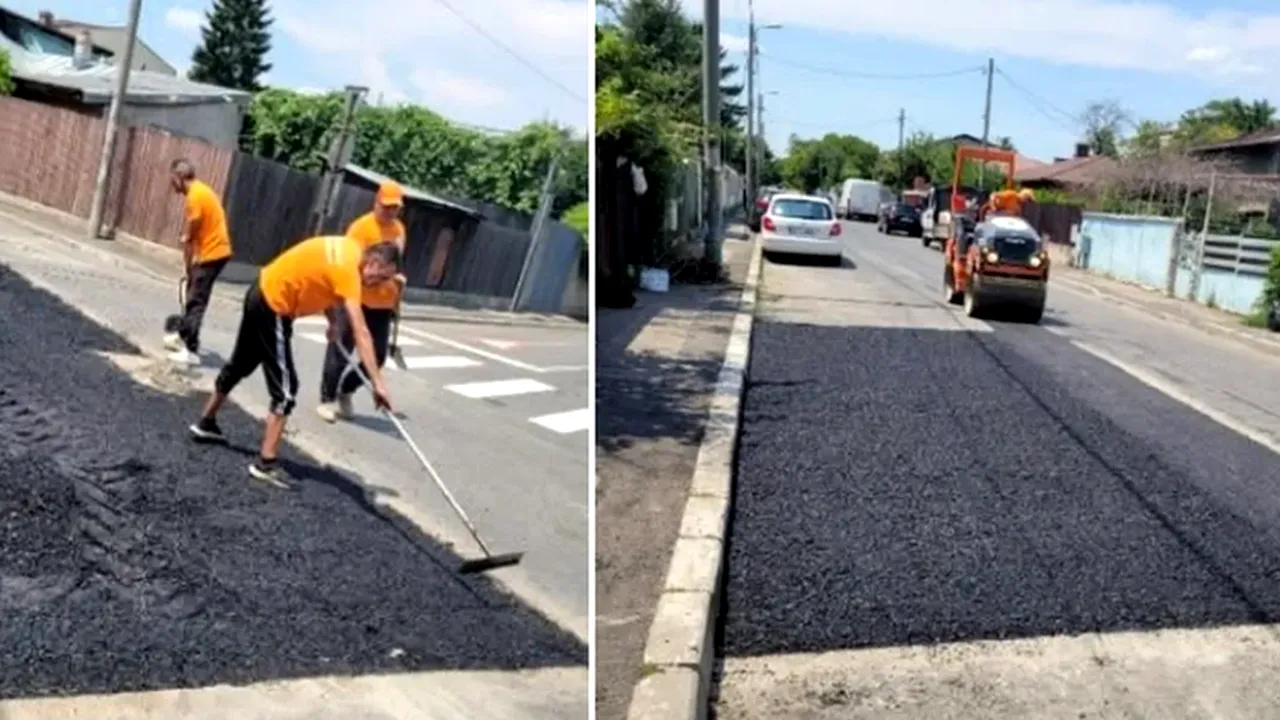 Se continuă intervențiile pentru îmbunătățirea infrastructurii rutiere în Sectorul 5 (P)
