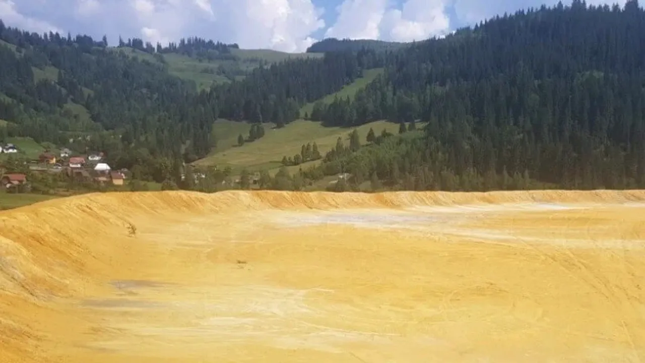 Risc iminent de producere a unui accident ecologic în perimetrul minier Ostra, judeţul Suceava 