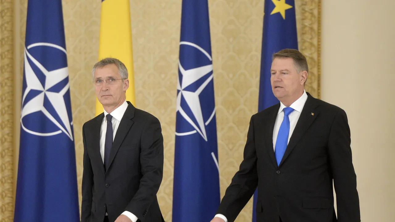 Secretarul general NATO, Jens Stoltenberg, discuţii la Cotroceni cu preşedintele Klaus Iohannis