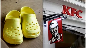 Saboţi cu miros de cartofi prăjiţi. Legătura dintre KFC şi producătorul de încălţăminte Crocs