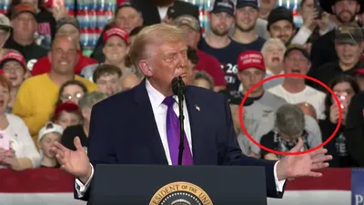 VIDEO Discursul lui Donald Trump, întrerupt după o urgență medicală