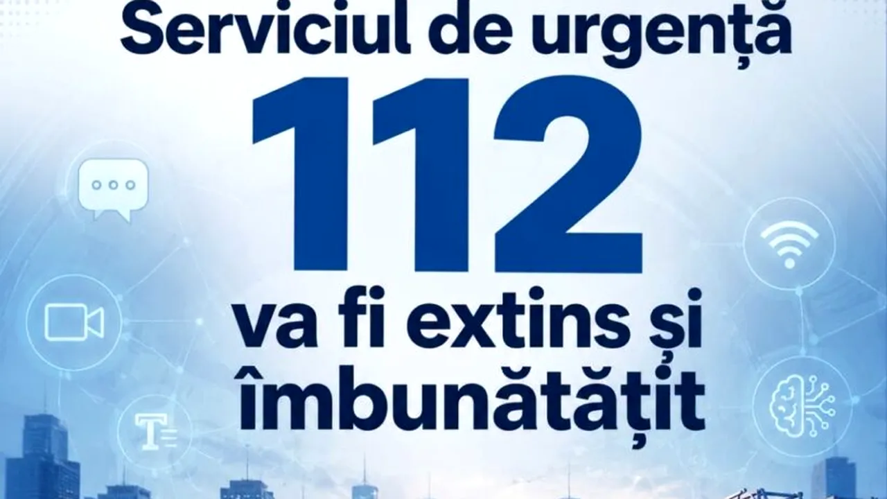 Serviciul de urgență 112 va fi extins și îmbunătățit. Ce modificări se aduc
