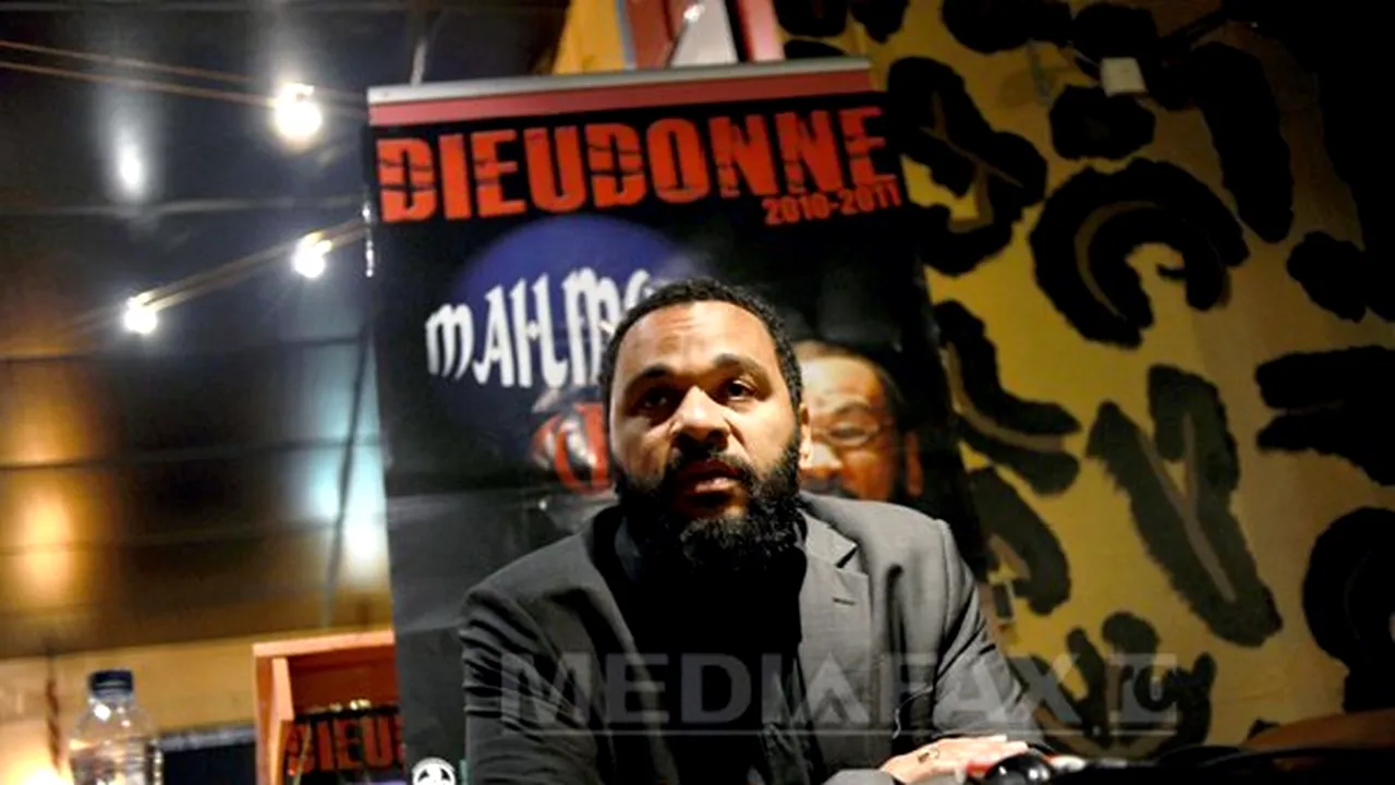 Umoristul Dieudonné, care s-a declarat 