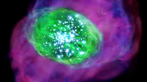 Telescopul James Webb detectează o galaxie extrem de tânără care aruncă gaze în întregul Univers timpuriu