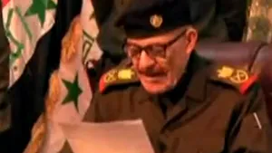 Înregistrare video cu ultimul colaborator al lui Saddam Hussein aflat în continuare în libertate