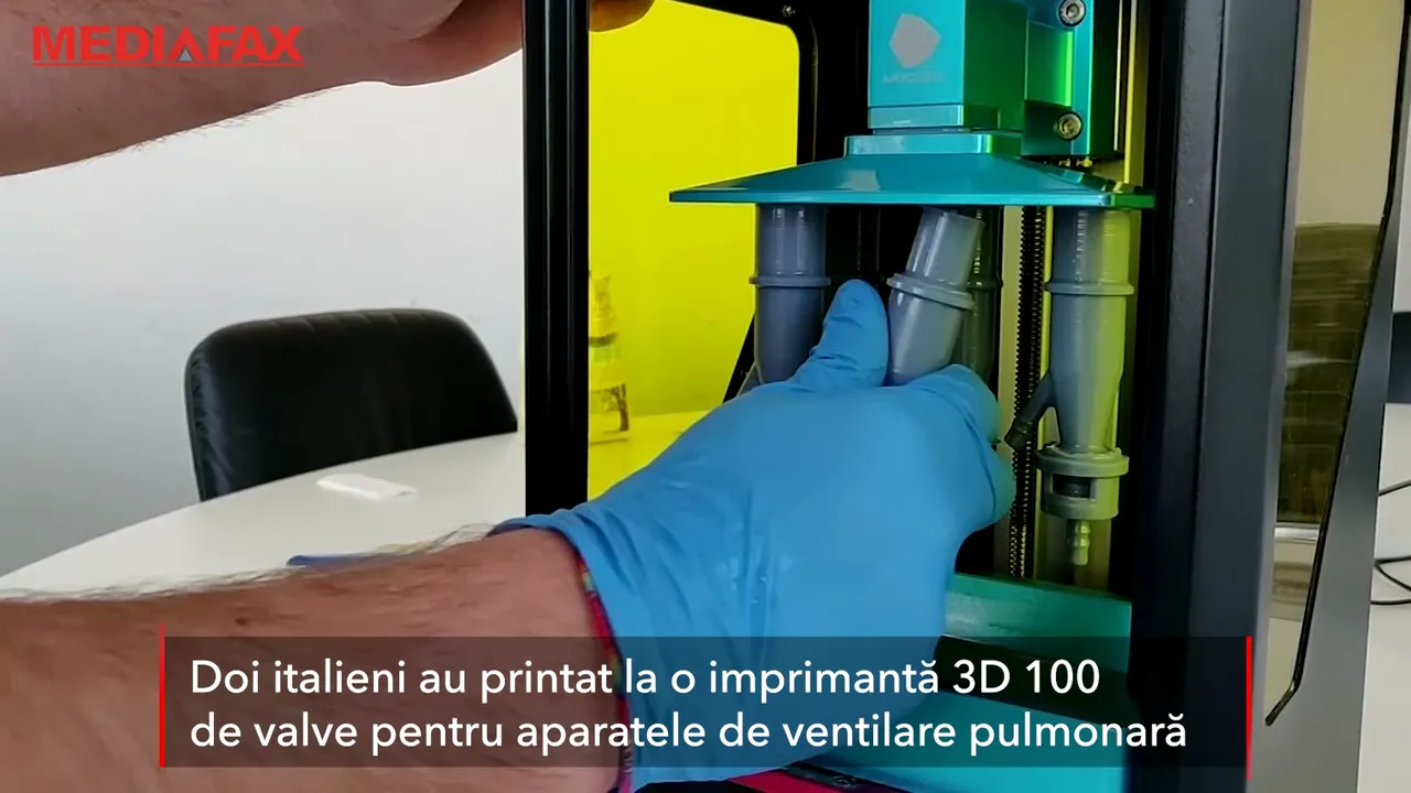 VIDEO #Eroicanoi. Doi italieni şi o imprimantă 3D au salvat un spital, în plină criză de echipament medical
