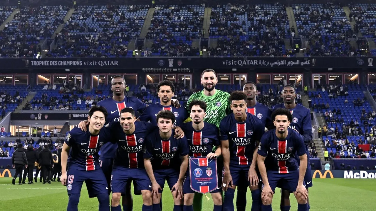 PSG câştigă Supercupa Franţei după un gol decisiv marcat de Dembélé în faţa lui Monaco