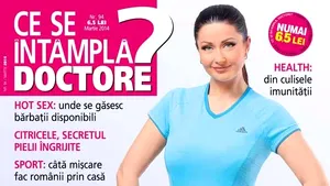 Gabriela Cristea şi Giulia vorbesc despre stilul lor de viaţă în noul număr ”Ce se întâmplă, doctore?”