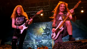 Lauren Harris şi Trooper, în deschiderea concertului Iron Maiden de la Bucureşti
