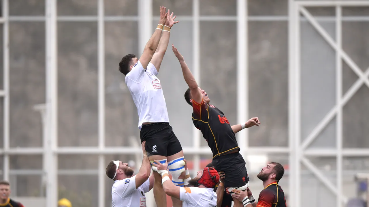Naţionala de rugby e pe primul loc în grupă după ce a învins Belgia la Bucureşti 
