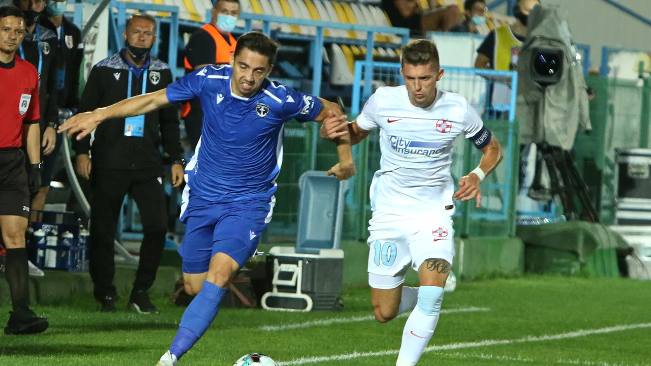 FC Voluntari-FCSB. Răzbunarea renegaţilor ajunşi în curtea lui Pandele. Favoritul lui Becali a atins mingea doar de 6 ori