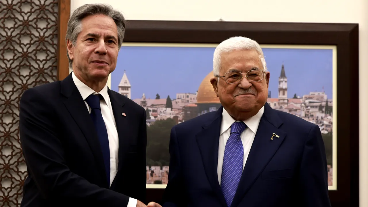 Războiul Israel-Hamas. Blinken îi transmite lui Abbas că Washingtonul susţine 