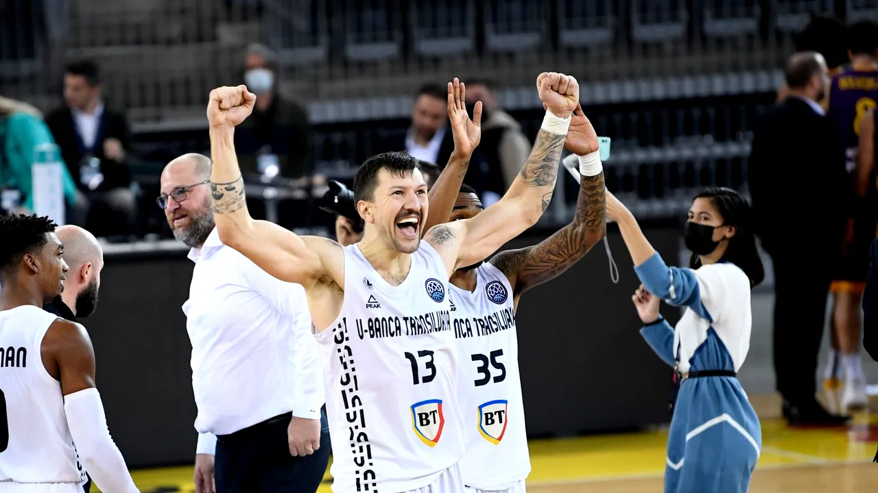 U BT Cluj obţine a patra victorie în Liga Campionilor la baschet şi conduce detaşat clasamentul