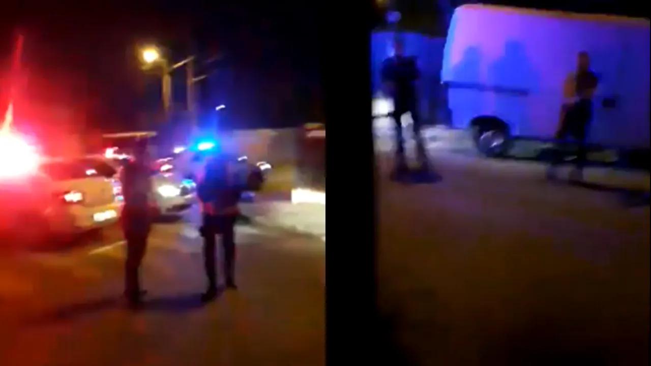 Nouă persoane au fost reţinute după bătaia din Rahova. VIDEO cu momentul în care poliţia intervine cu focuri de armă în aer: ”Criminalilor! Aşa, trage, tată!”