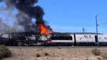 Incendiu de proporții la un tren de mare viteză. Circulația feroviară de mare viteză între Barcelona și Madrid, blocată peste 5 ore