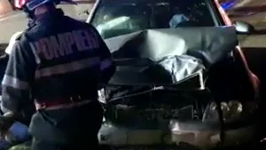 Accident grav în Slatina: Un mort şi cinci răniţi după impactul dintre două maşini în zona Podului Olt