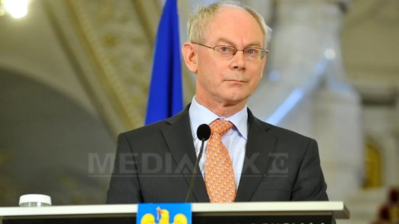 Herman van Rompuy: România a stabilizat economia, a consolidat finanţele publice, în plină criză