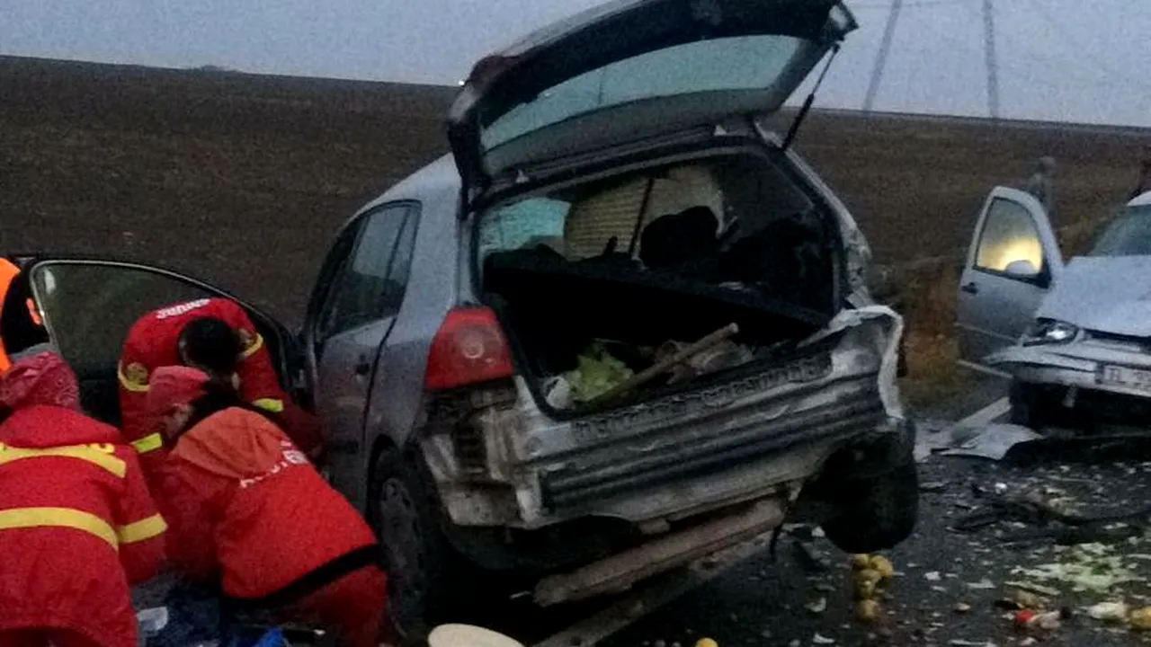 Accident grav, cu doi morţi şi doi răniţi, produs pe DN 22 în judeţul Constanţa | FOTO