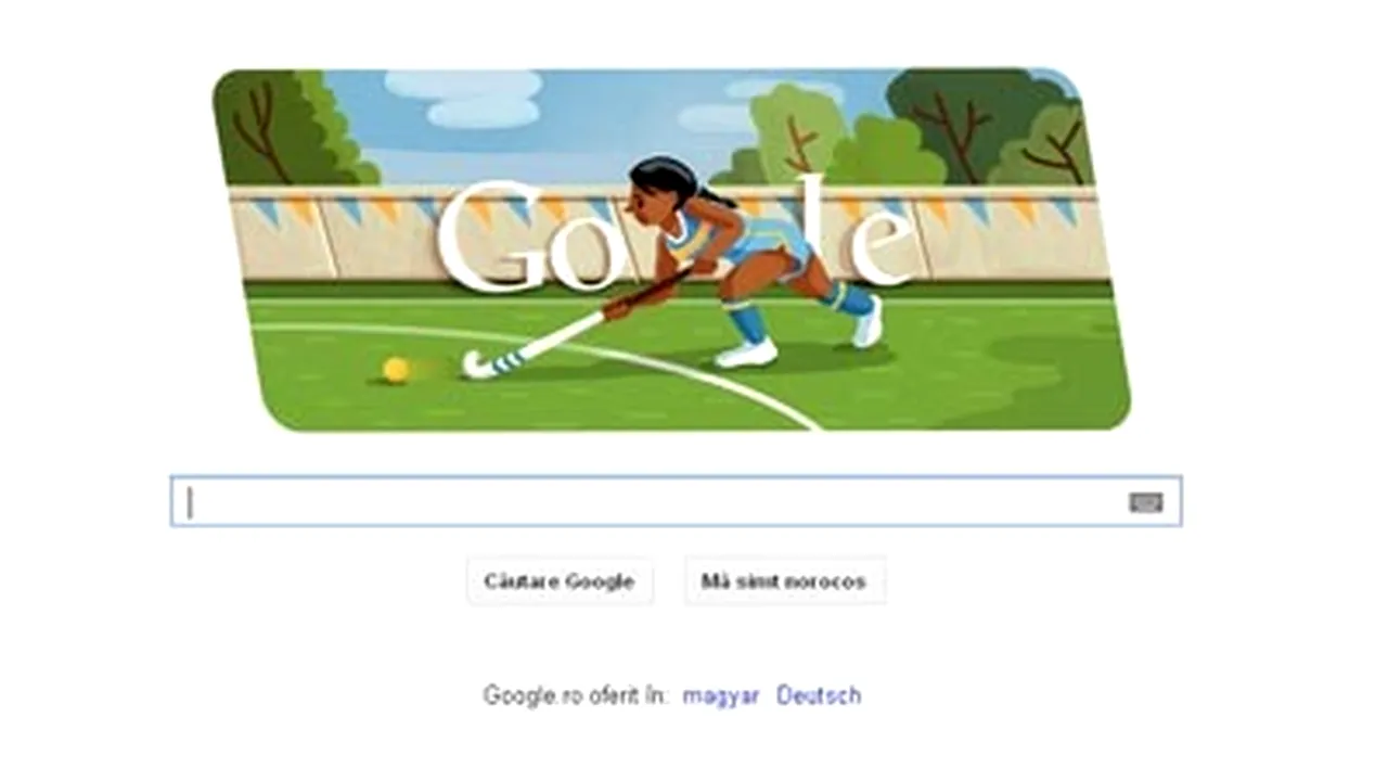 Google sărbătoreşte miercuri proba hocheiului pe iarbă de la JO 2012
