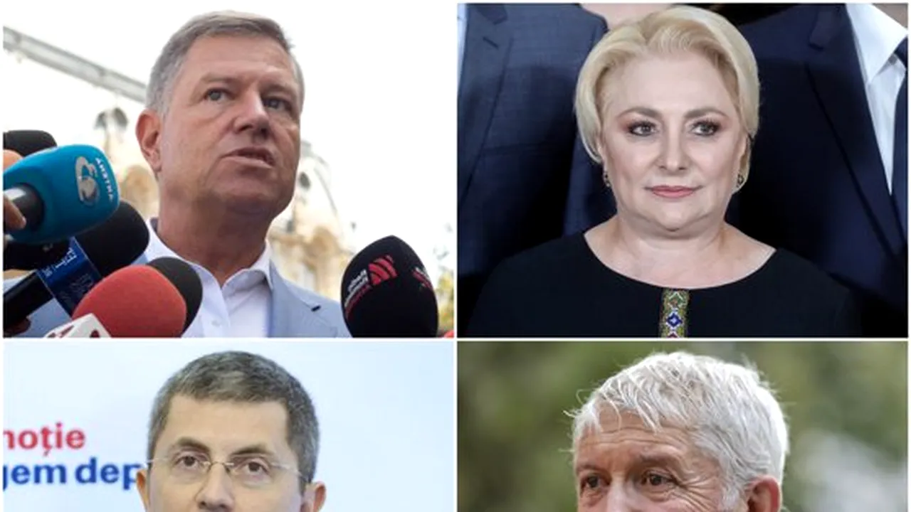 Lista candidaţilor la alegerile prezidenţiale 2019. Ordinea în care apar pe buletinele de vot