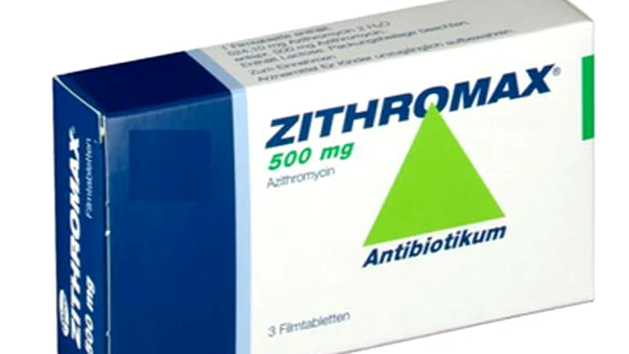 Antibioticul Zithromax dispare din farmacii, deşi nu este recomandat anti-Covid