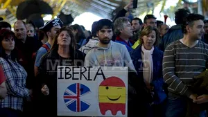 Mii de angajaţi ai companiei Iberia au protestat la Madrid