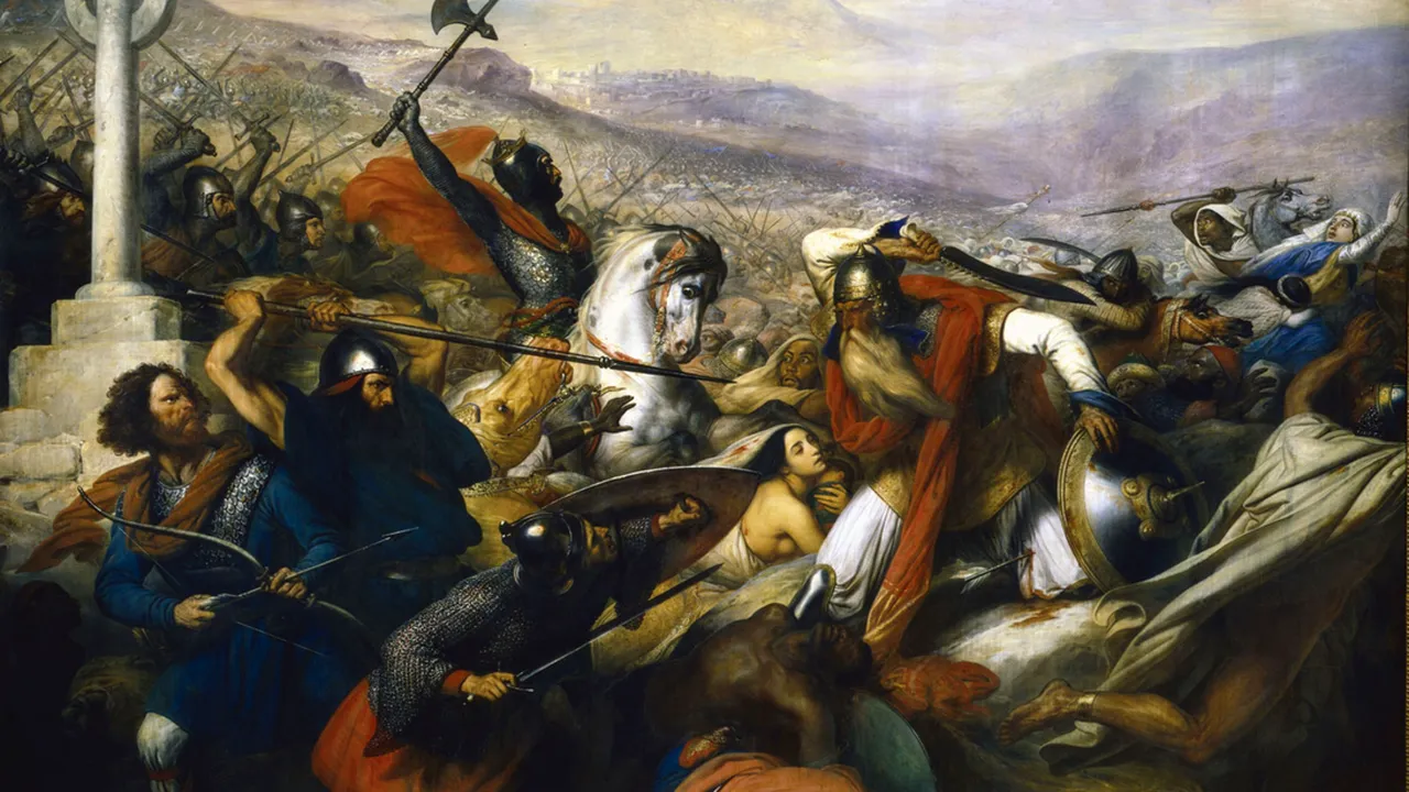10 octombrie 732: La Poitiers, Charles Martel îi alungă pe invadatorii musulmani