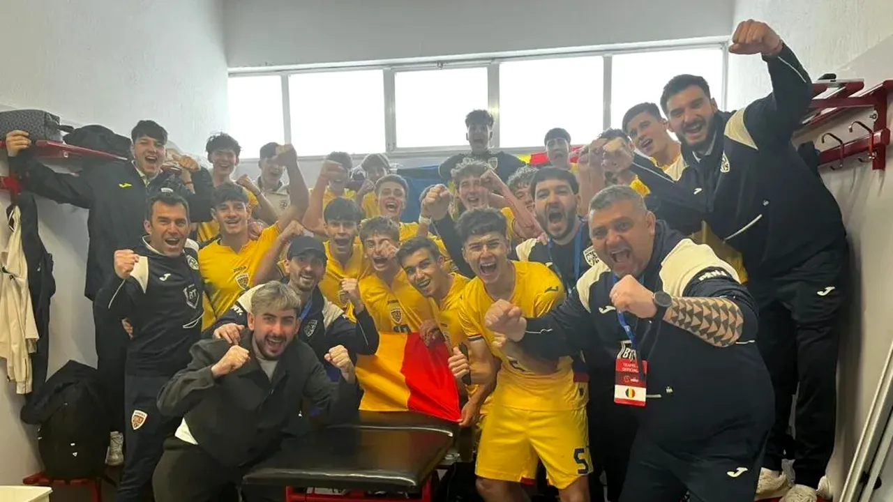 România U17 a învins Portugalia. Naționala va juca împotriva Italiei pentru calificarea la Euro și Mondial