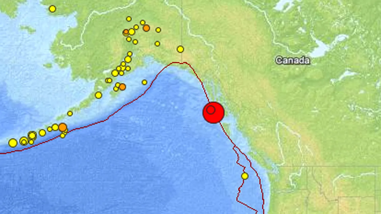 Cutremur cu magnitudinea de moment de 7,7 în Alaska. A fost emisă ALERTĂ DE TSUNAMI pentru scurt timp