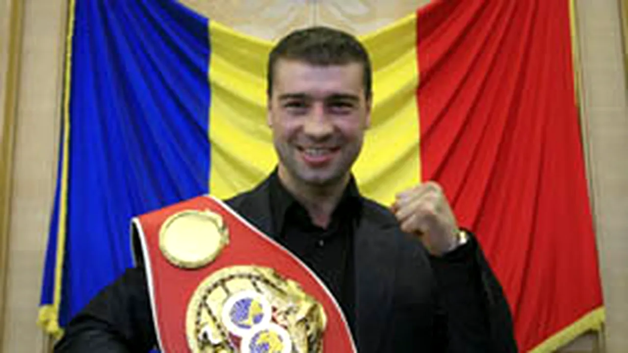 Lucian Bute a primit Premiul Naţional pentru Sport pe anul 2007