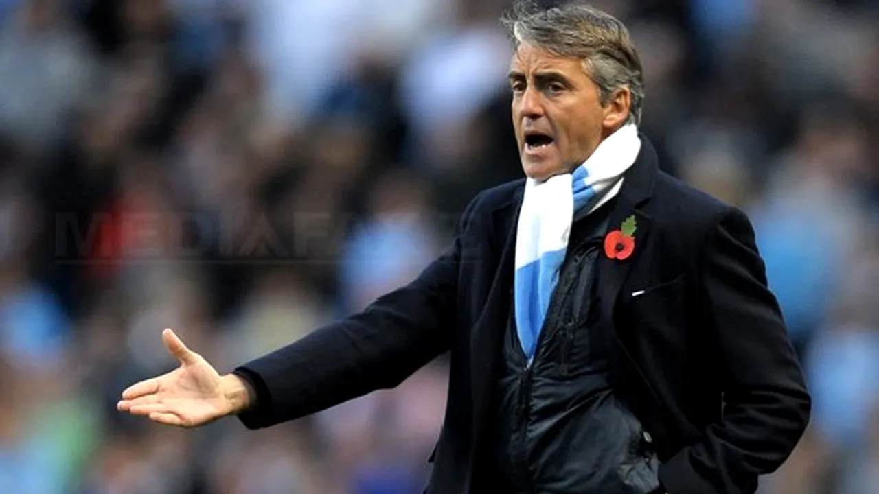 Mancini: Manchester United este încă favorită la titlu