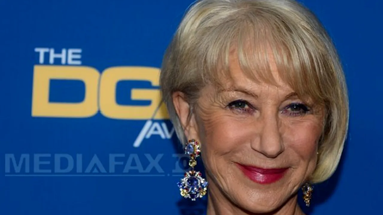 Actriţa Helen Mirren, în vârstă de 69 de ani, a devenit noua imagine a brandului L'Oreal