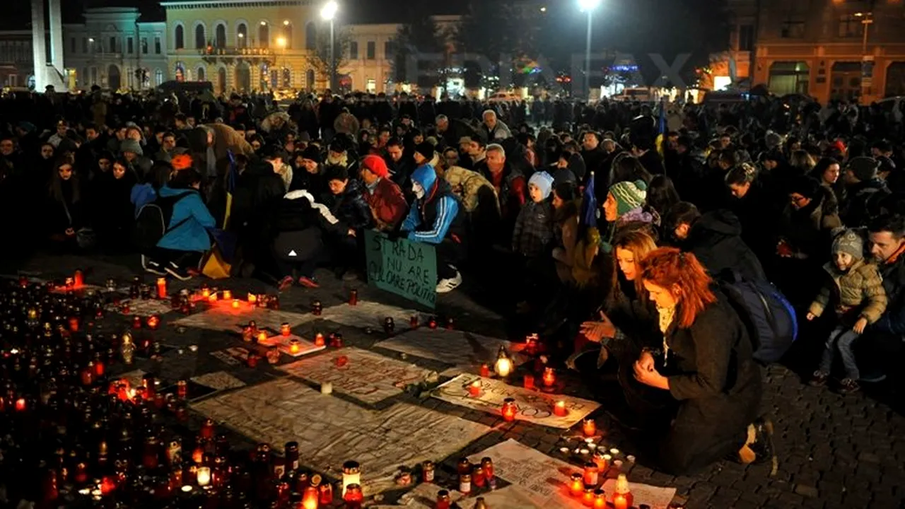 NOI PROTESTE în ţară: Mii de persoane au manifestat în Galaţi, Cluj, Arad, Sibiu, Iaşi şi alte oraşe - GALERIE FOTO