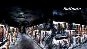 FOTO (P) Premieră românească: CIA Aboliv a lansat Salinate, specialităţi tradiţionale din carne maturate în Salina Turda