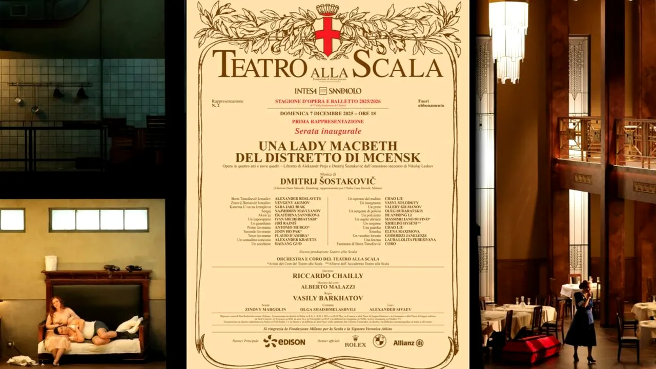O operă rusă deschide duminică sezonul de gală La Scala în Milano