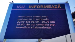 Avertizare meteo cod portocaliu emisă pentru Bucureşti şi Ilfov