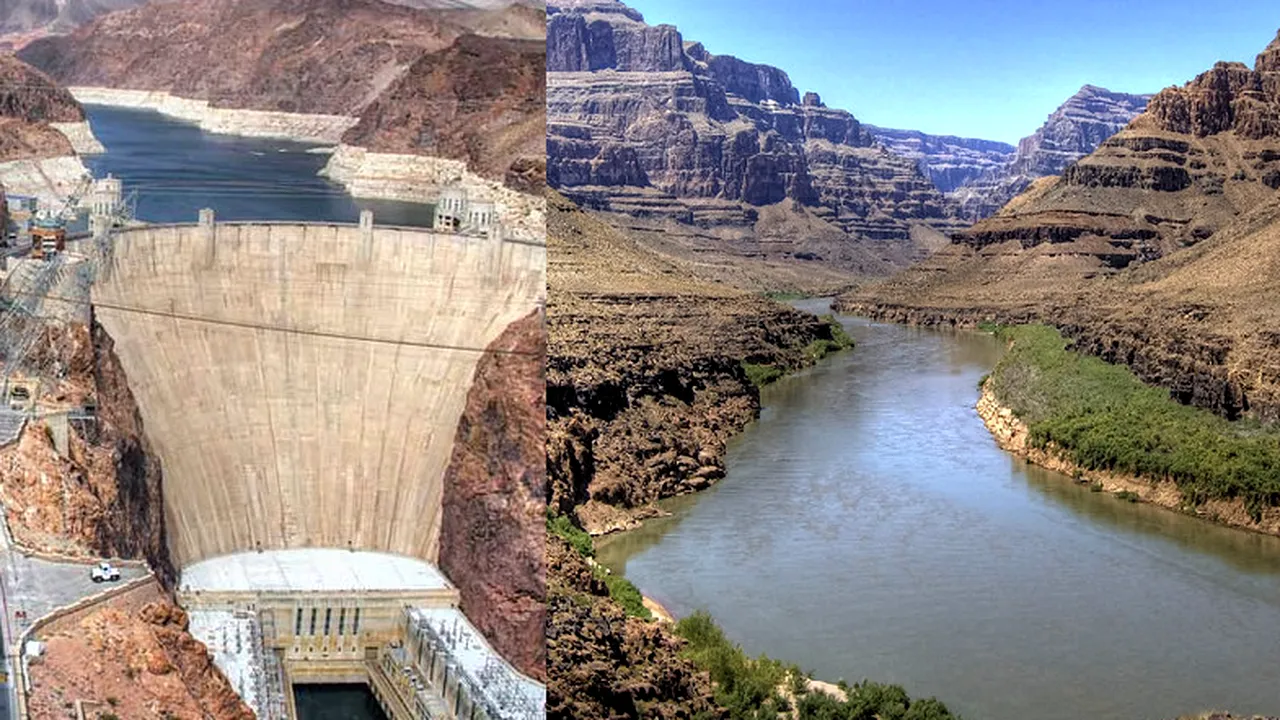 Criza de apă ia amploare în America din cauza secetei. Nivelul apei din râul Colorado şi lacul Mead este în scădere 