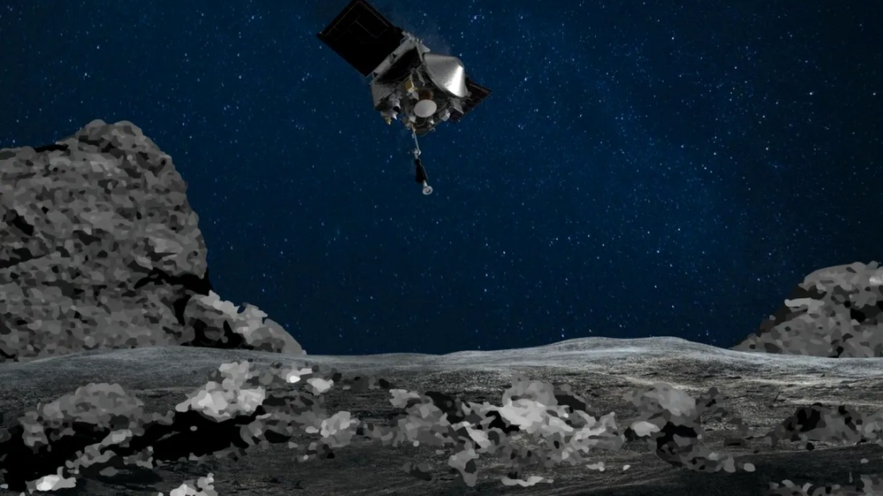 Sonda OSIRIS-REx a colectat material în exces de pe asteroidul Bennu, anunţă NASA
