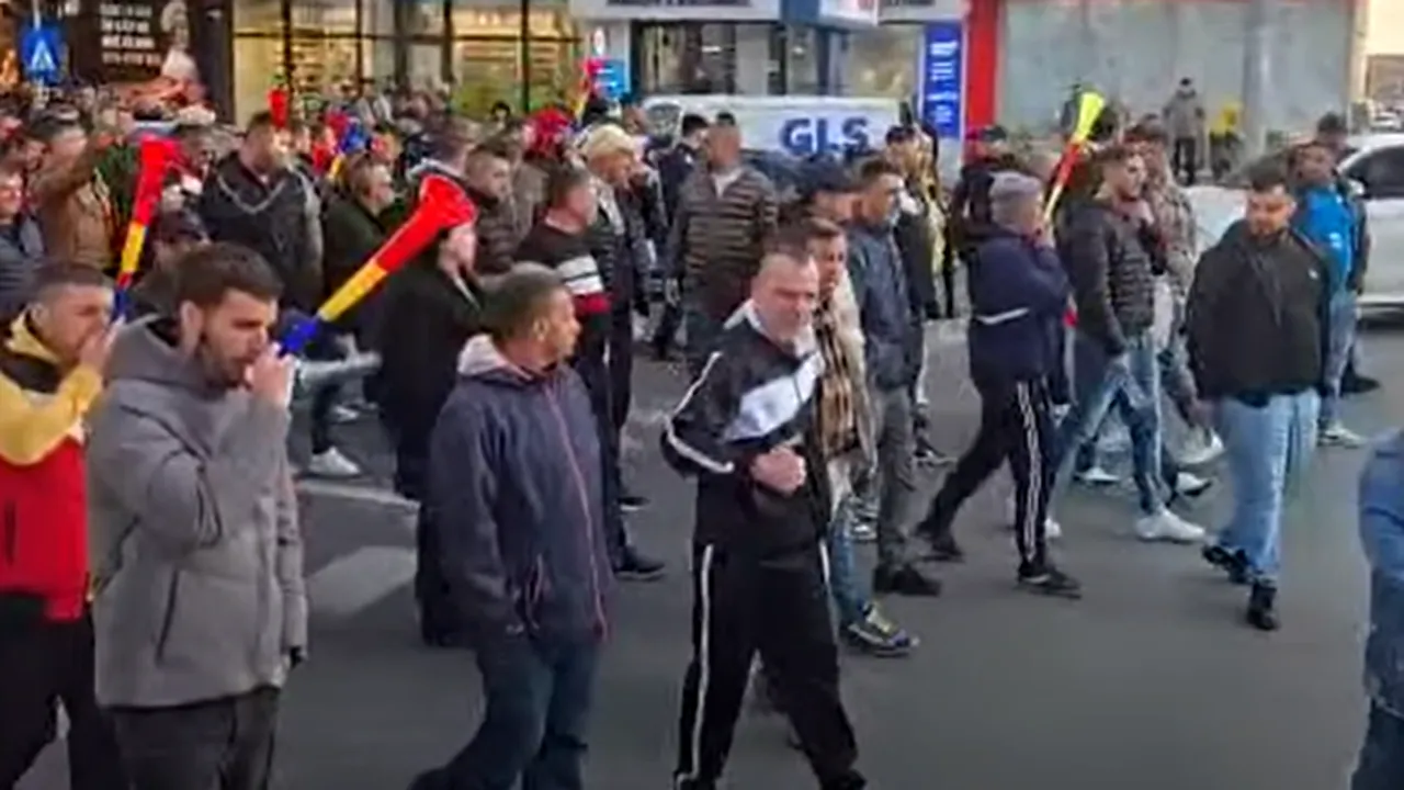 Protest al minerilor de la Complexul Energetic Oltenia