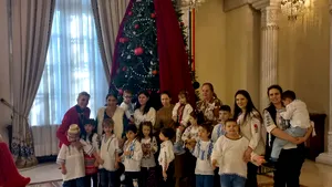 Mirabela Grădinaru a primit colindători la Palatul Cotroceni, în prag de sărbători