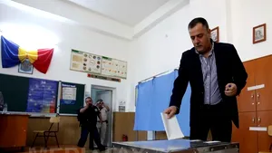 Cezar Preda la ieşirea de la vot: 