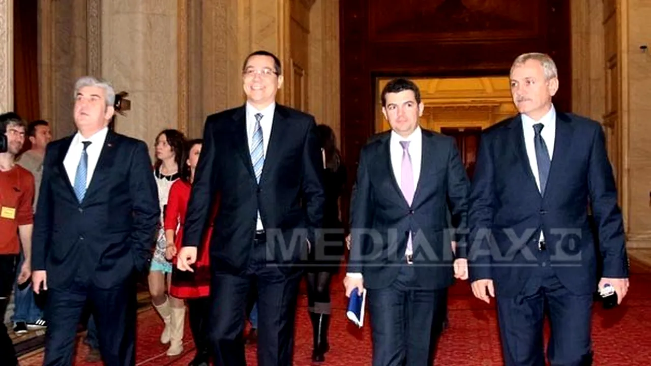Liderii PSD, UNPR şi PC se vor reuni luni la biroul lui Tăriceanu de la Senat - surse