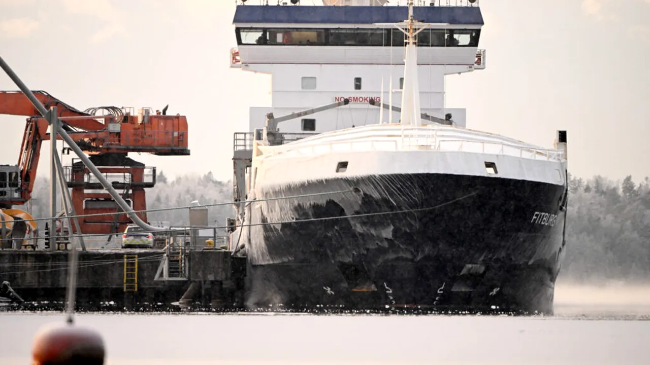 Finlanda a ridicat sechestrul asupra navei suspectate de avarierea unui cablu în Marea Baltică